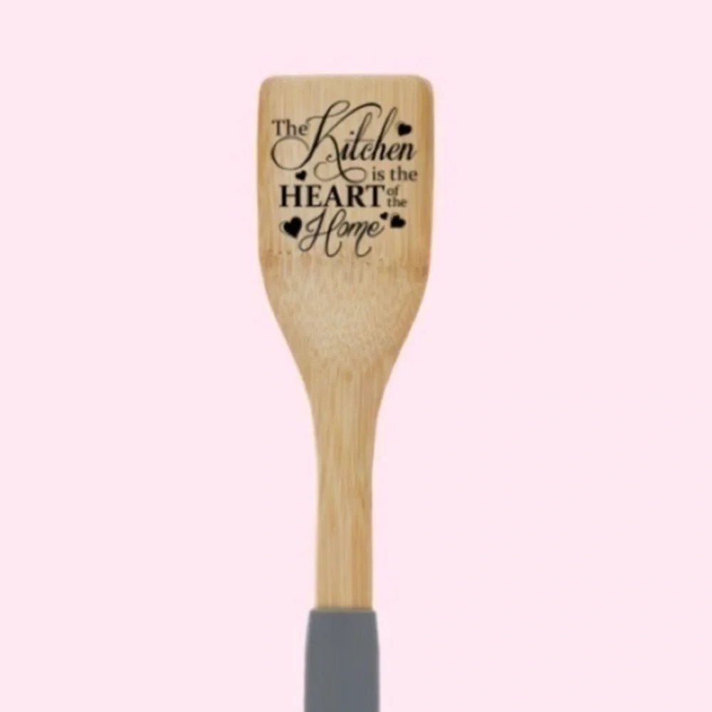 The Kitchen Is The Heart Of The Home Bamboo Spatula